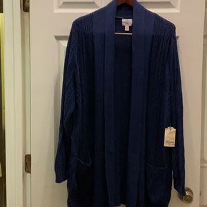 New with tags St John’s Bay sweater. 100% cotton XXL